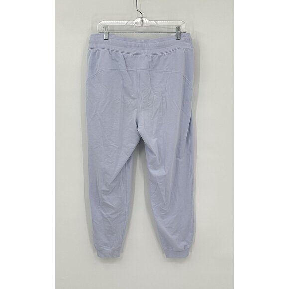 LULULEMON pants scuba high rise jogger french terry pastel blue drawstring 12 - Picture 8 of 9